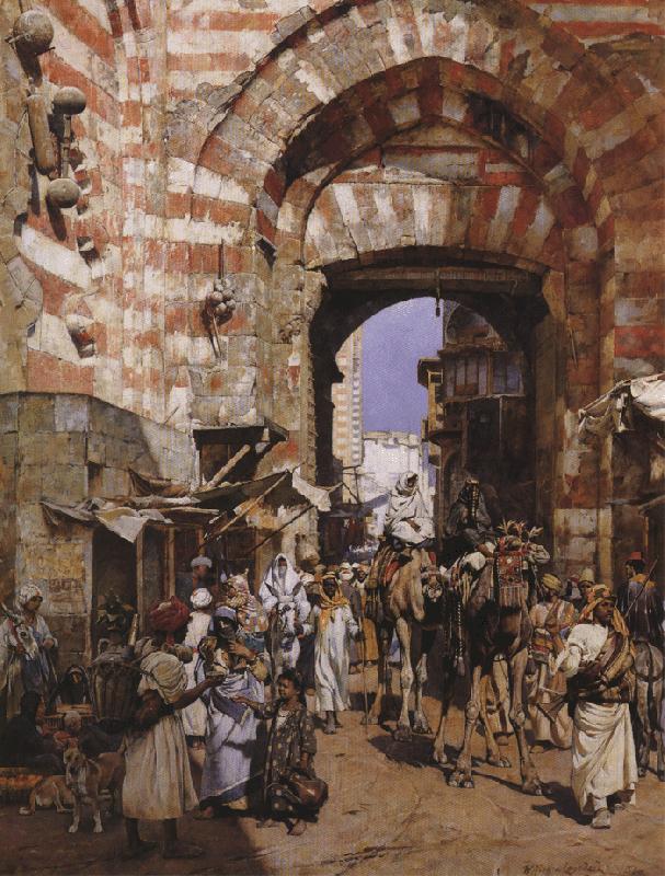 William Logsdail The Gates of the Khalif oil painting image